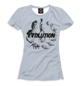 Женская футболка Evolution