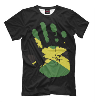 Мужская футболка Рука Ямайки