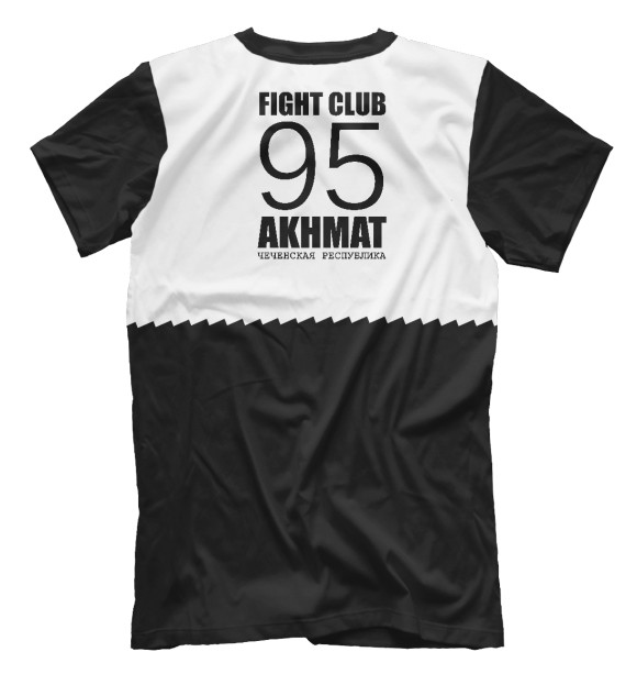 Футболка для мальчиков с изображением Akhmat Fight Club цвета Белый