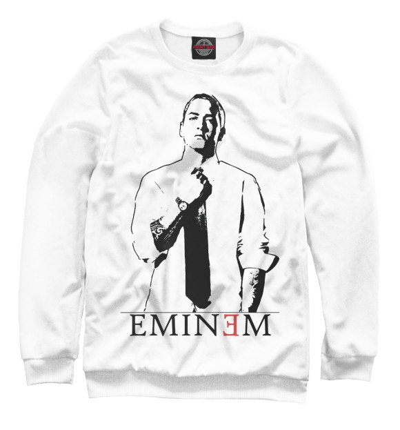 Свитшот для девочек с изображением Eminem цвета Белый