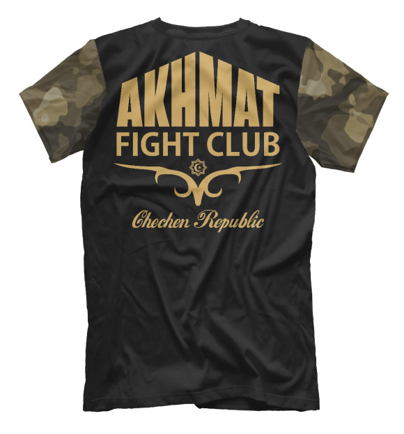 Мужская футболка с изображением Akhmat Club цвета Белый