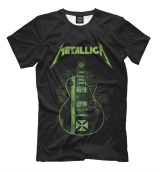 Мужская футболка Gibson les paul Metallica