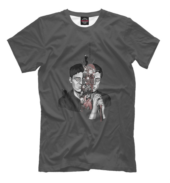 Мужская футболка с изображением Joy Division цвета Серый