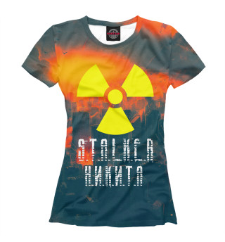 Женская футболка STALKER Никита