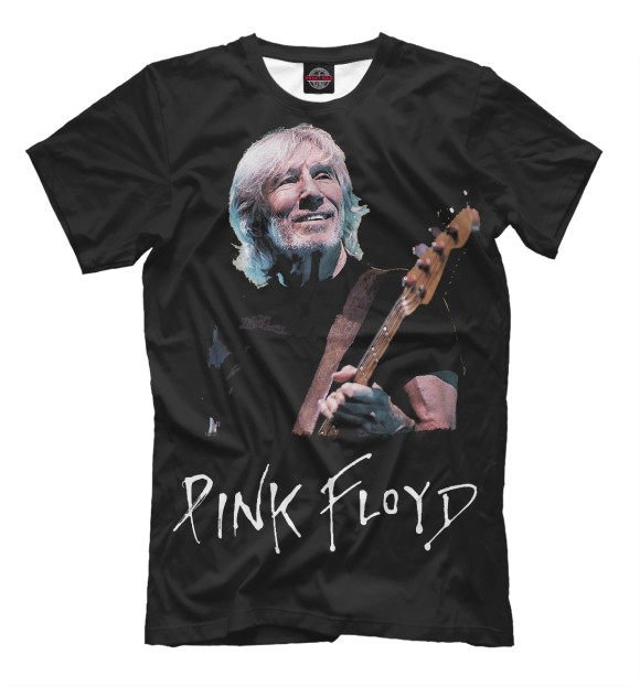 Мужская футболка с изображением Pink Floyd цвета Черный