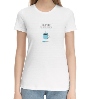 Хлопковая футболка для девочек TCP