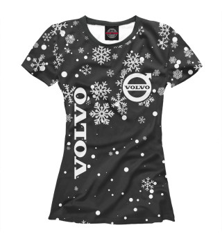 Женская футболка Volvo - Snow
