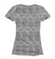 Женская футболка Серый мрамор