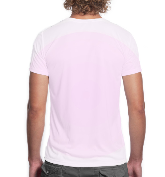 Мужская футболка с изображением Бильярд цвета Белый