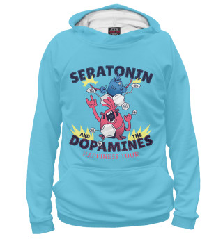 Худи для девочки Серотонин и дофамин