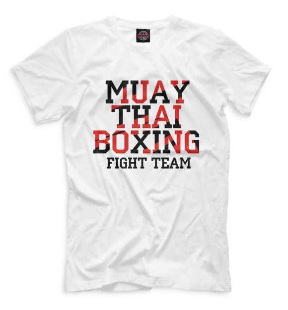 Футболка для мальчиков с изображением Muay Thai Boxing цвета Белый