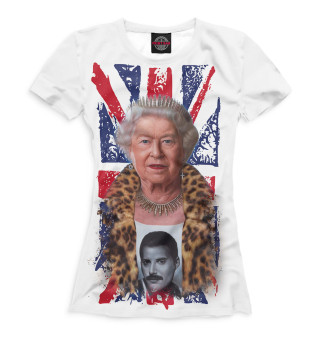 Женская футболка Королева Елизавета II
