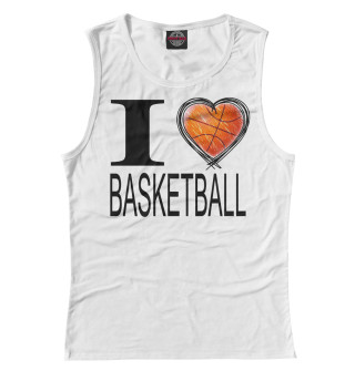 Майка для девочки I Love Basketball
