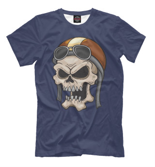 Мужская футболка Skull Pilot