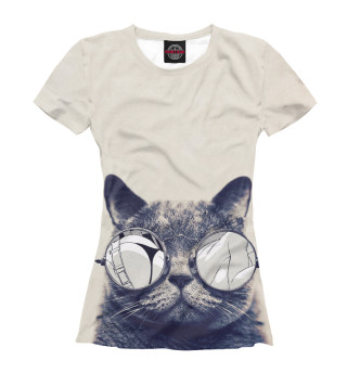 Женская футболка котейко