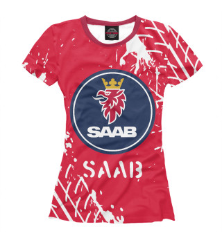 Футболка для девочек Сааб | SAAB