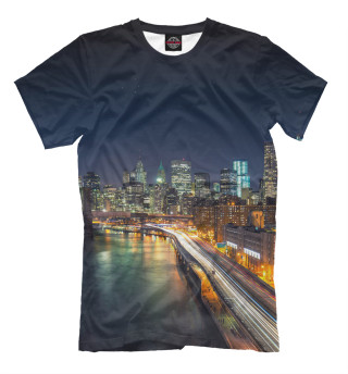 Мужская футболка Город на Реке