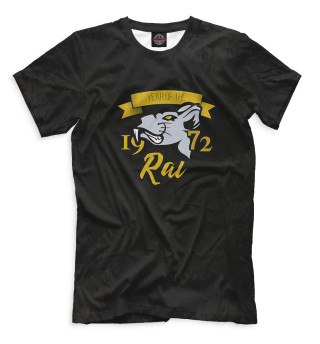Мужская футболка Год крысы — 1972