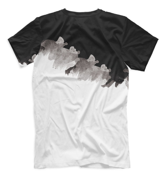 Мужская футболка с изображением Самбо цвета Белый