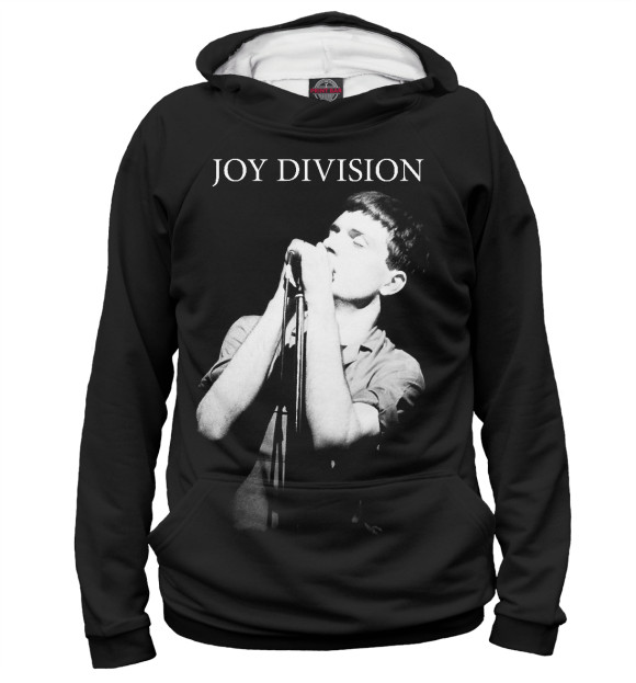 Женское худи с изображением Joy Division цвета Белый