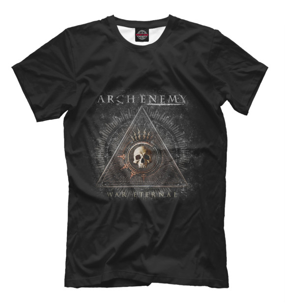Мужская футболка с изображением Arch Enemy цвета Черный