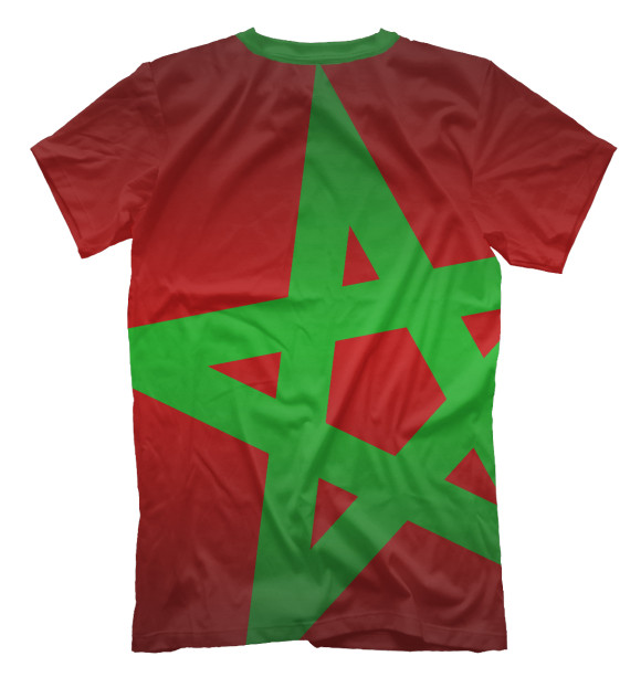 Мужская футболка с изображением Марокко цвета Белый