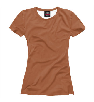 Женская футболка Цвет Сиена