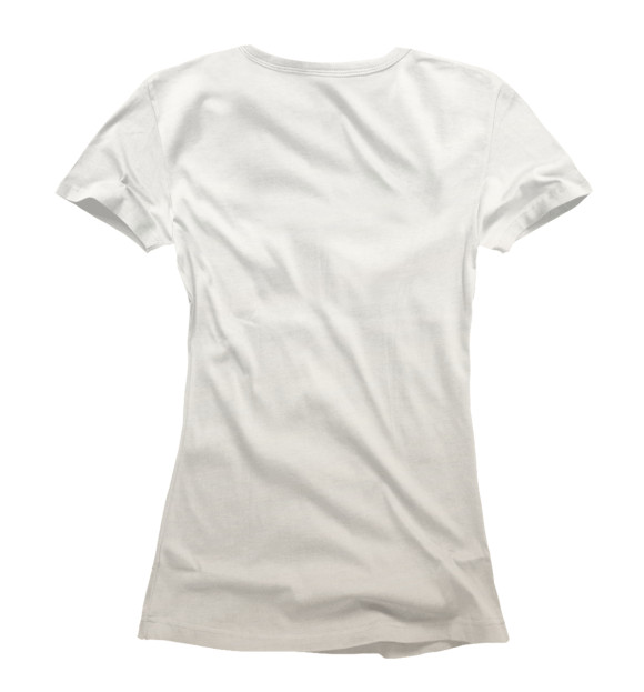 Женская футболка с изображением Победа цвета Белый
