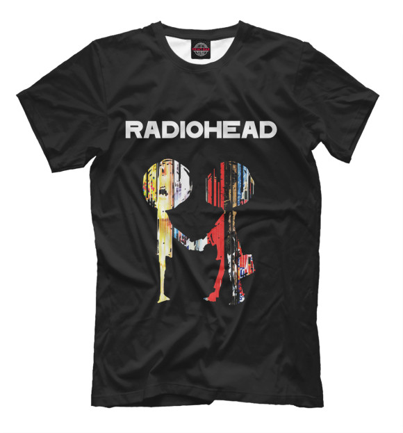 Футболка для мальчиков с изображением Radiohead цвета Черный