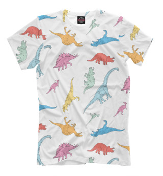 Мужская футболка Динозавры