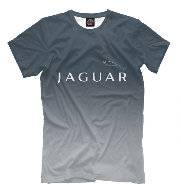 Футболка для мальчиков с изображением Jaguar / Ягуар цвета Белый