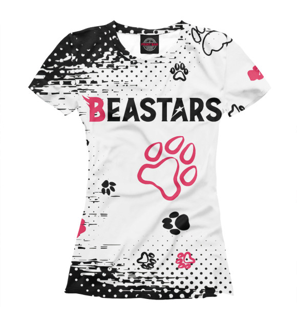 Женская футболка с изображением BEASTARS цвета Белый