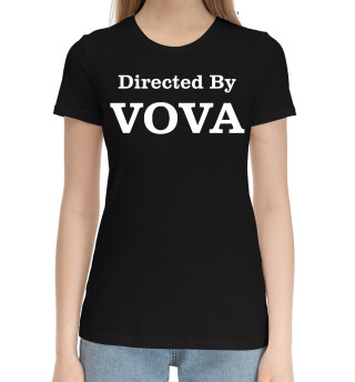 Хлопковая футболка для девочек Directed By Vova