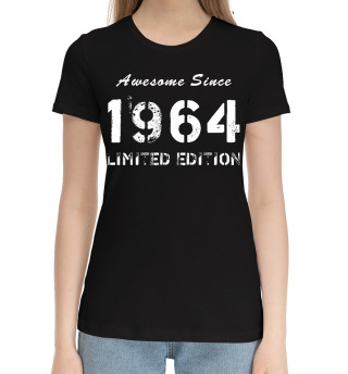 Хлопковая футболка для девочек Awesome Since 1964