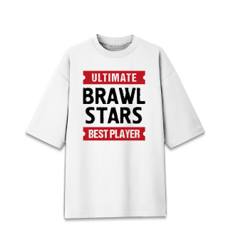 Мужская футболка оверсайз Brawl Stars Ultimate Best player