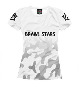 Женская футболка Brawl Stars Glitch Light (камуфляж)