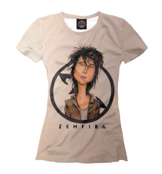 Женская футболка Zемфира
