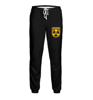 Мужские спортивные штаны Ядерный хоккей - логотип