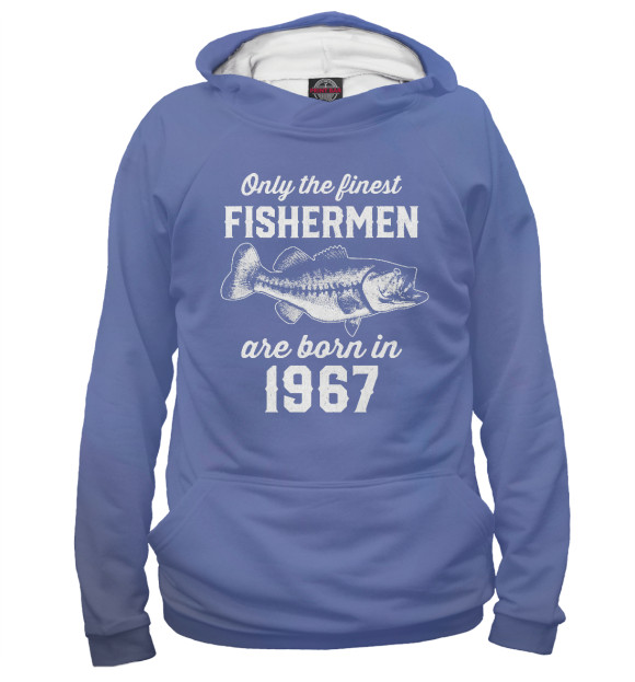 Худи для мальчика с изображением Fishermen 1967 цвета Белый