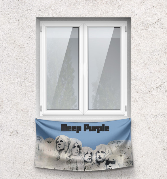 Флаг с изображением Deep Purple цвета Белый