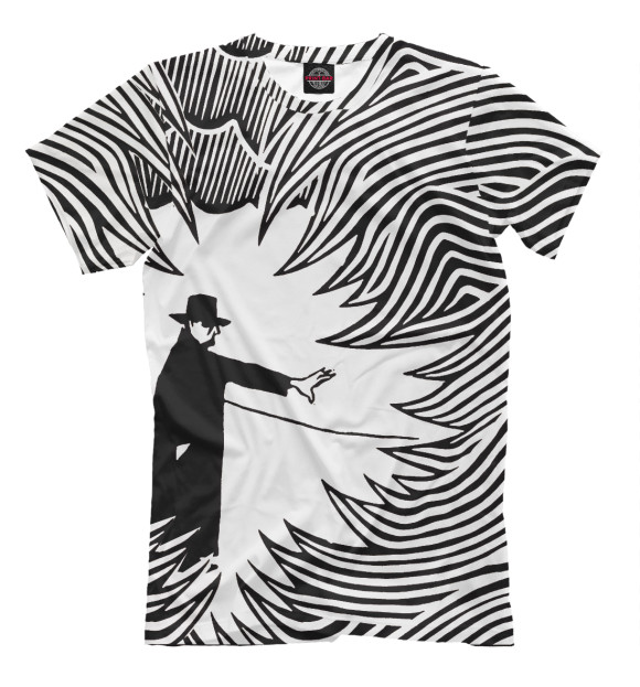 Мужская футболка с изображением Thom Yorke цвета Молочно-белый
