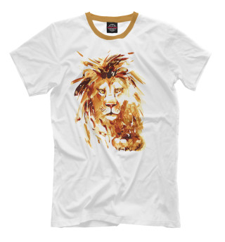 Мужская футболка Золотой лев