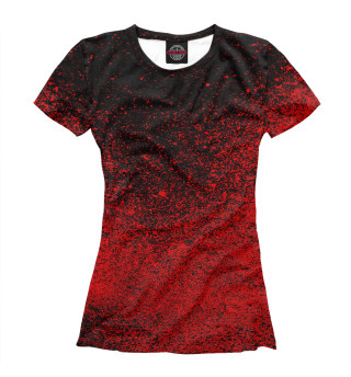 Женская футболка Кровавые краски