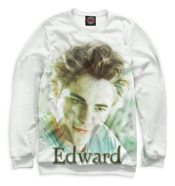 Свитшот для мальчиков с изображением Эдвард цвета Белый