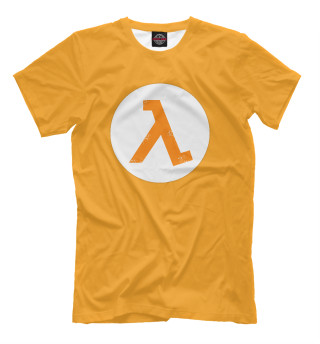 Мужская футболка Half-life - Лямбда