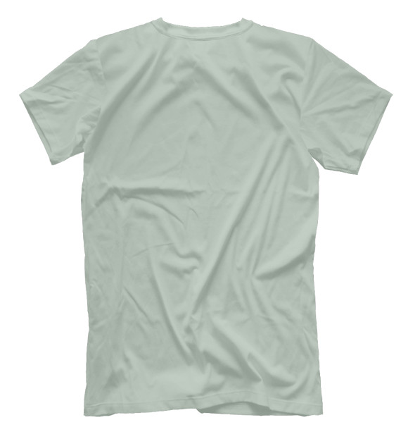 Мужская футболка с изображением Два кита цвета Белый