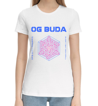 Женская хлопковая футболка OG Buda