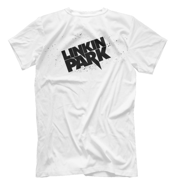 Мужская футболка с изображением LP forever цвета Белый