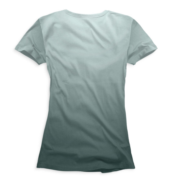 Женская футболка с изображением Бригада цвета Белый
