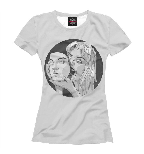 Женская футболка с изображением Лора Палмер цвета Белый